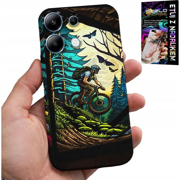 Custodia Per Xiaomi Note 13 4G - Escursioni Estreme In Bicicletta Nella Foresta-image