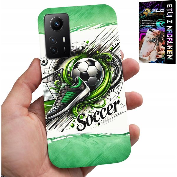 Custodia Per Xiaomi Note 12S 4G - Calcio, Custodia Da Calcio + Vetro-image