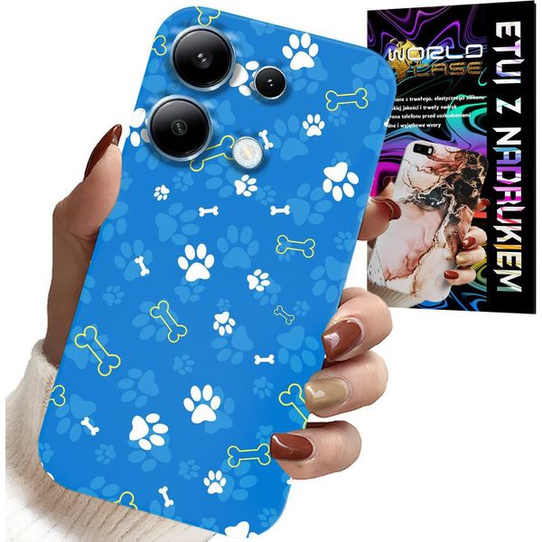 Custodia Per Xiaomi Note 13 Pro 4G - Bone Paws Dog Patrol Designs Per Bambini-image