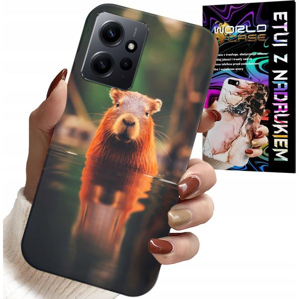 Custodia Per Xiaomi Note 12 4G - Sweet Capybara, Capybara, Design Multipli-image