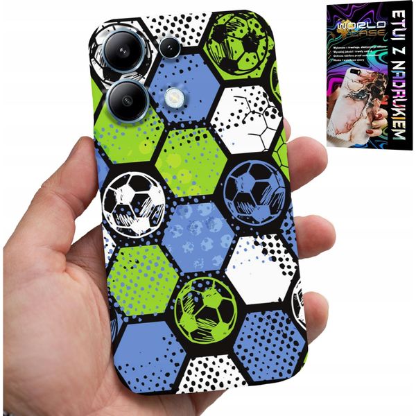 Caso Per Xiaomi Nota 13 5G - Calcio Design Posteriore Di Calcio Caso-image