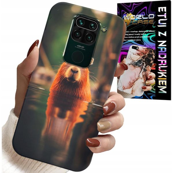 Custodia Per Xiaomi Note 9 - Sweet Capybara, Capybara, Design Multipli-image