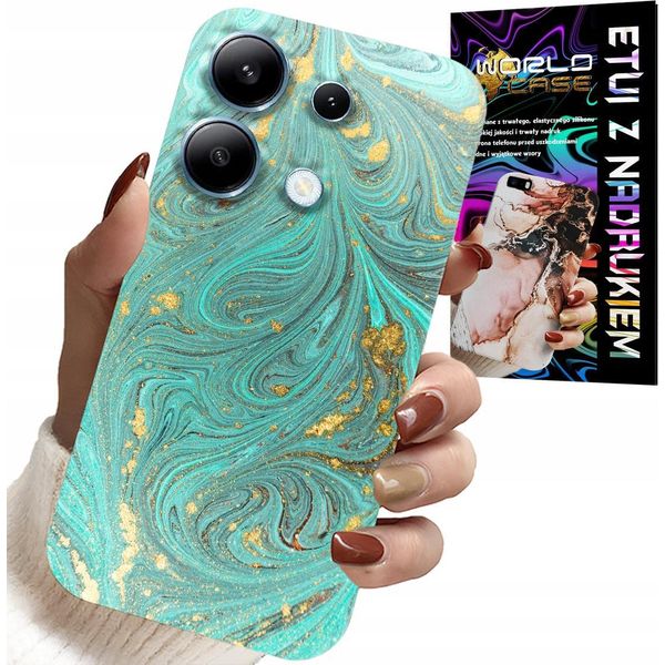 Custodia Per Xiaomi Note 13 5G - Motivo Marmorizzato + Vetro Temperato-image