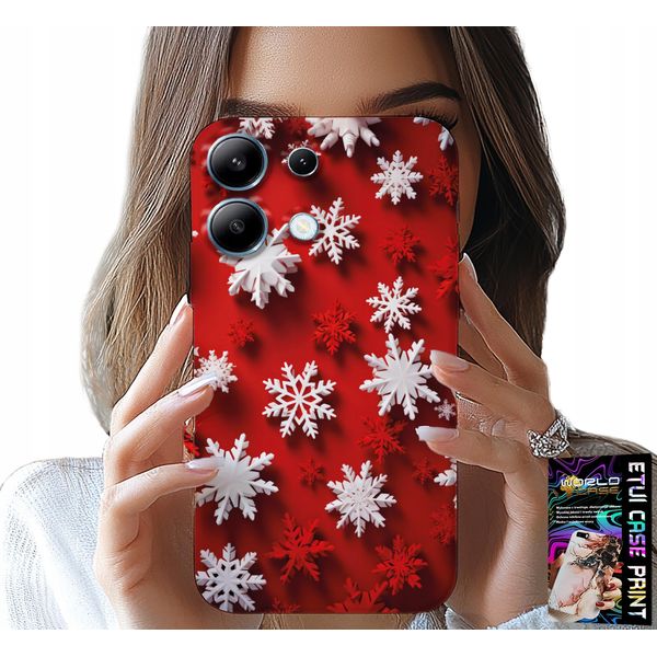 Cover Per Xiaomi Note 13 Pro 4G - Fiocchi Di Neve, Neve, Stelle, Vacanze-image