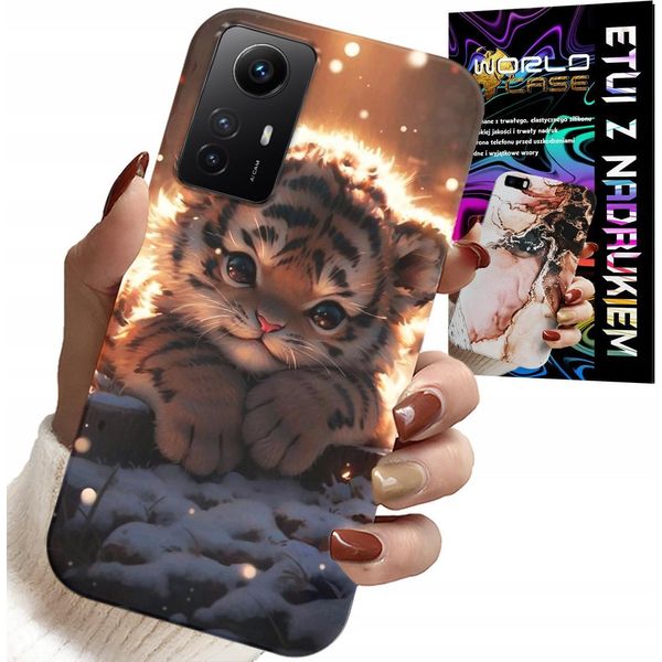 Custodia Per Xiaomi Note 12S 4G - Custodia Stampata Con Una Tigre Carina-image
