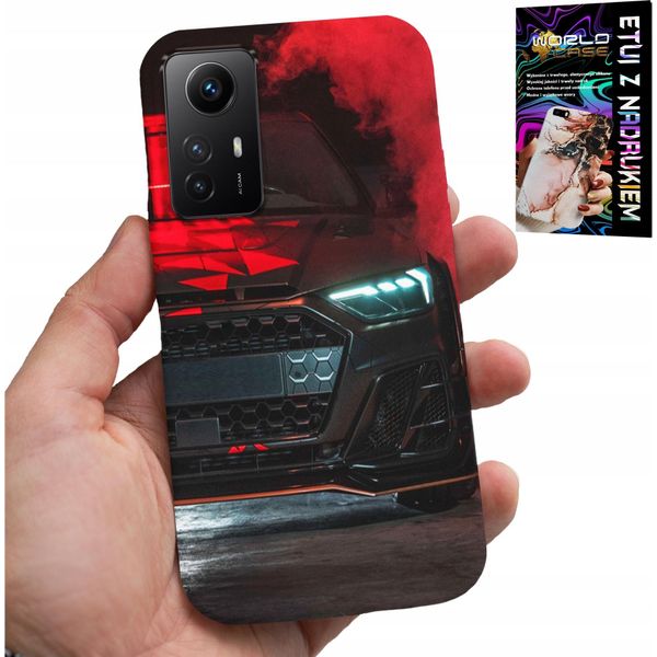 Custodia Per Xiaomi Note 12S 4G - Auto Sportive, Ventaglio Auto + Vetro-image