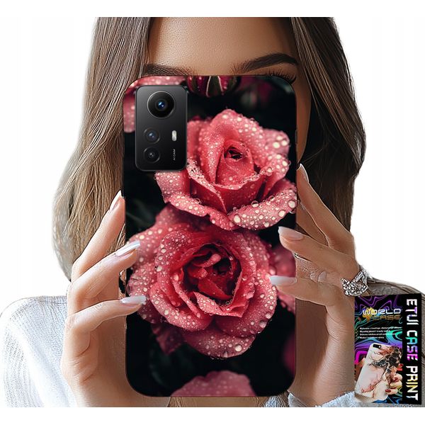 Custodia Per Xiaomi Note 12S 4G - Bellissime Rose Rosa, Motivi Floreali, Custodia-image