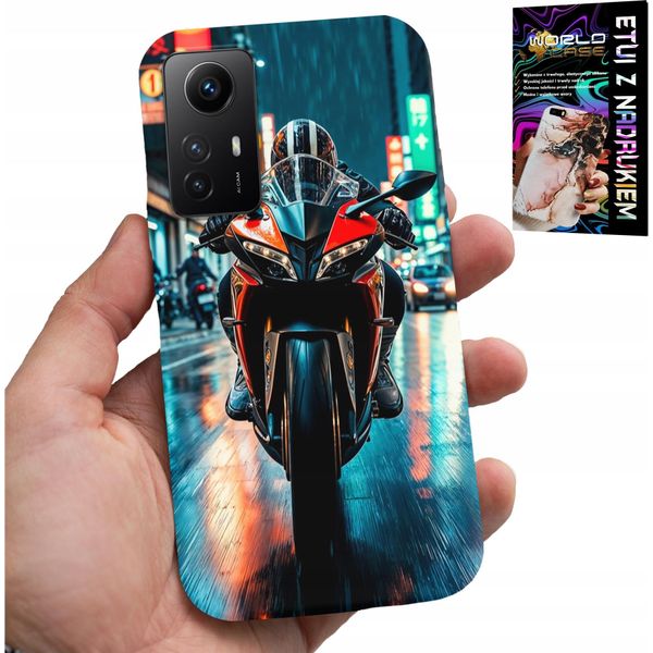 Custodia Per Xiaomi Note 12S 4G - Design Moto, Moto Monociclo + Vetro-image