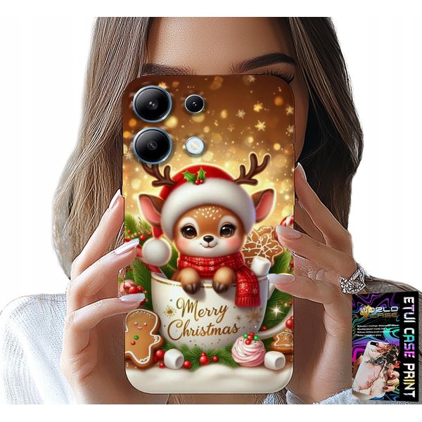 Custodia Per Xiaomi Note 13 5G - Dolce Renna Motivo Natalizio-image