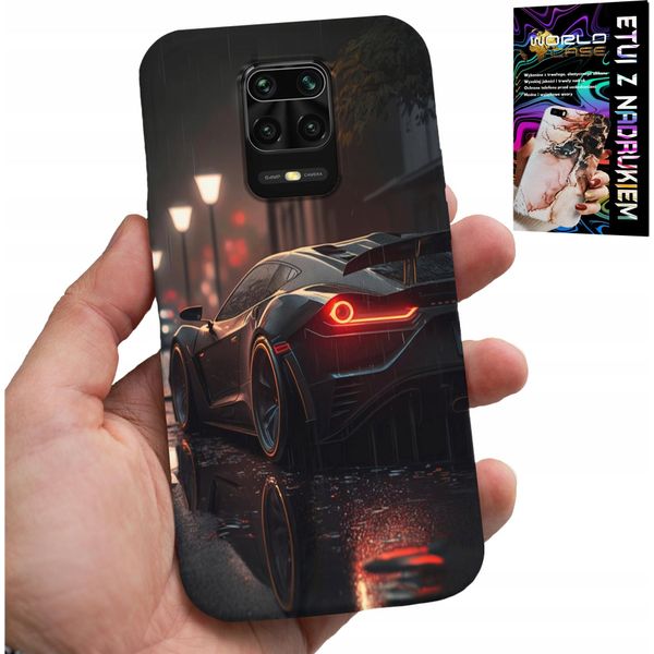 Custodia Per Xiaomi Note 9 Pro / 9S - Auto Sportive Automotive Fan Glass-image