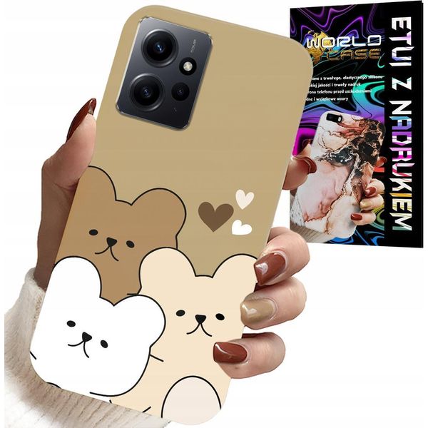 Custodia Per Xiaomi Note 12 4G - Orsacchiotto, Disegni Di Orsacchiotti Per I Bambini Più Piccoli-image