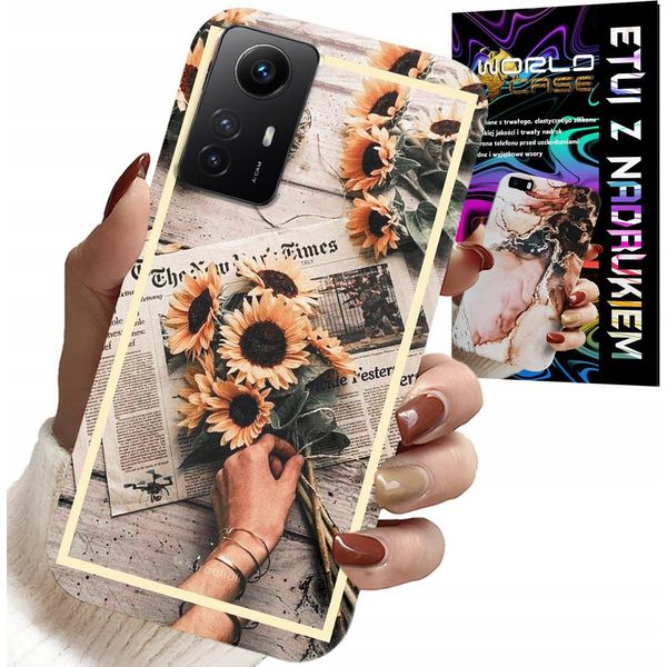 Custodia Per Xiaomi Note 12S 4G - Modello Floreale Sunflower Girasoli-image