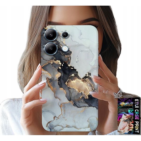Custodia Per Xiaomi Note 13 4G - Elegante Marmo Moda Modelli Femminili-image