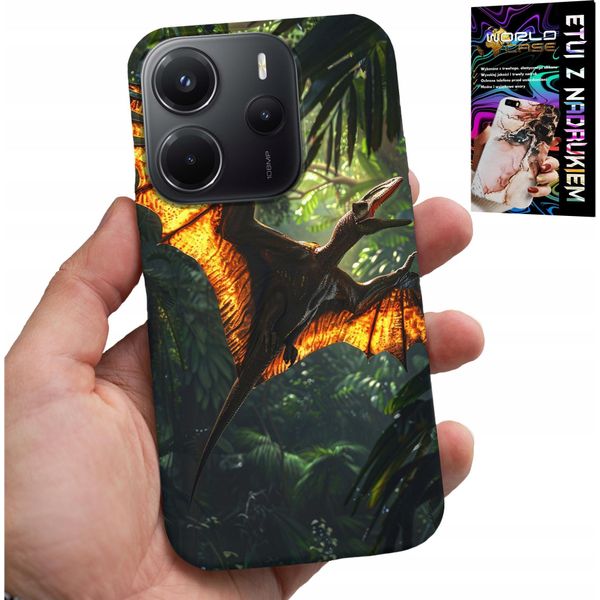 Custodia Per Xiaomi Note 14 4G - Dino Dinosaur Pterodactyl Custodia A Zaino-image