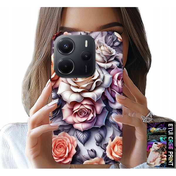 Custodia Per Xiaomi Note 14 4G - Custodia Con Motivi Floreali Rose Flower-image