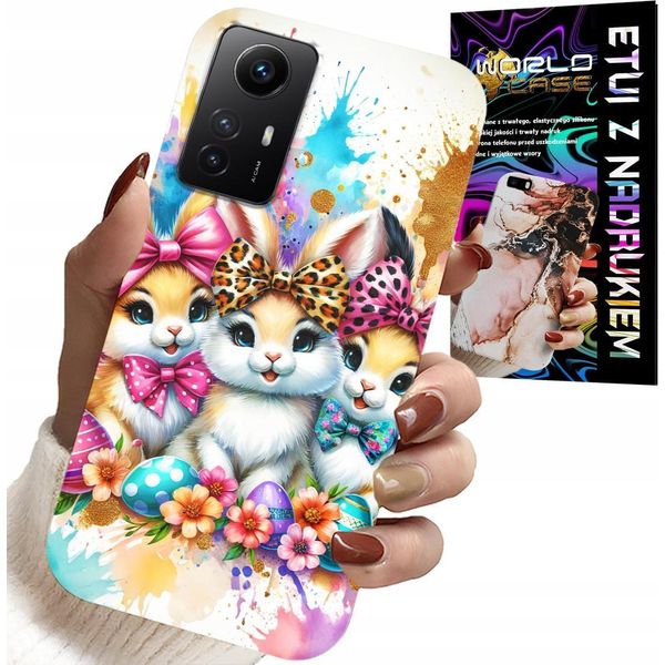 Custodia Per Xiaomi Note 12S 4G - Coniglietti, Natale, Coniglio, Pasqua-image