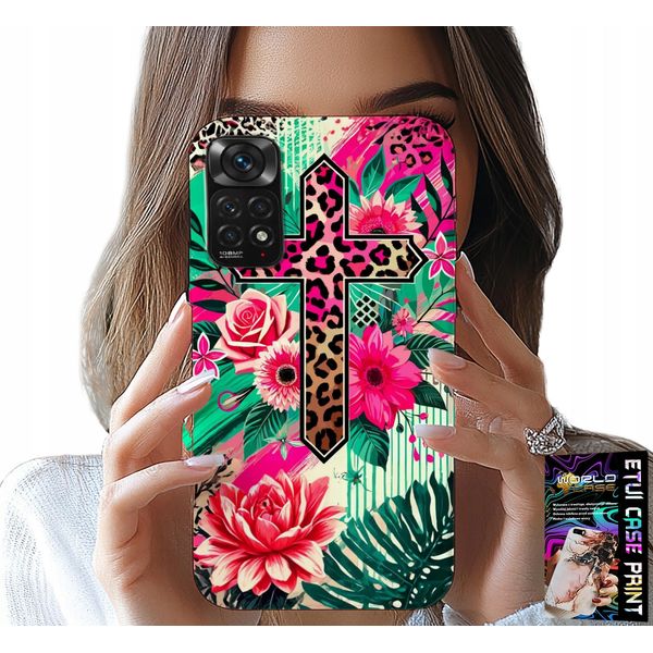 Custodia Per Xiaomi Note 11 Pro - Croce, Rosa Cristiana Gesù Plecki-image