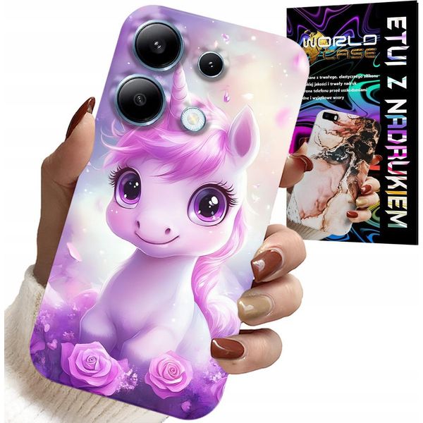 Cover Per Xiaomi Note 13 5G - Simpatico Unicorno, Disegni Per Bambini Cover-image