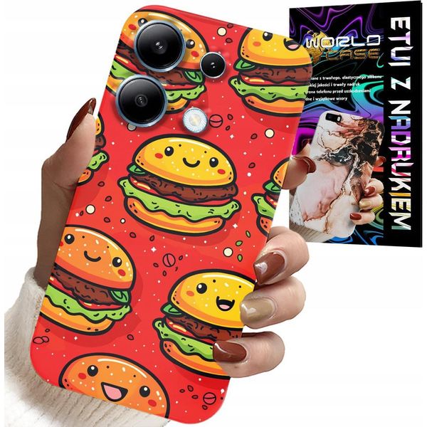 Custodia Per Xiaomi Note 14S - Cover Sweet Smiling Burgers-image