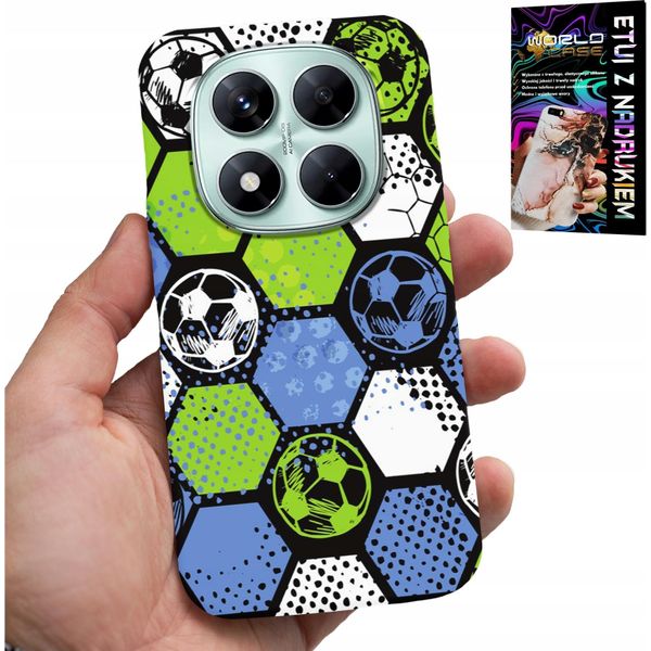 Custodia Per Xiaomi Note 14 Pro+ 5G - Custodia Da Calcio Con Motivi Di Calcio-image