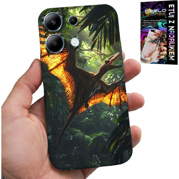 Custodia Per Xiaomi Note 14S - Custodia A Zaino Dino Dinosaur Pterodactyl-image