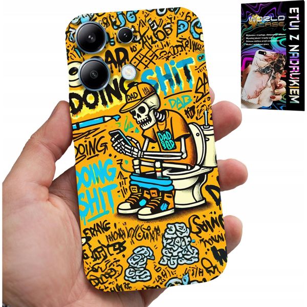 Pouzdro Pro Xiaomi Nota 13 5G - Facendo Scheletro Merda Su Caso Croccantini-image
