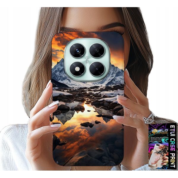 Custodia Per Xiaomi Note 14 Pro+ 5G - Corrente, Montagne, Vette, Everest + Pellicola-image