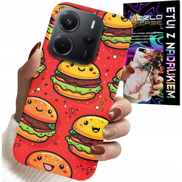 Custodia Per Xiaomi Note 14 4G - Cover Sweet Smiling Burgers-image