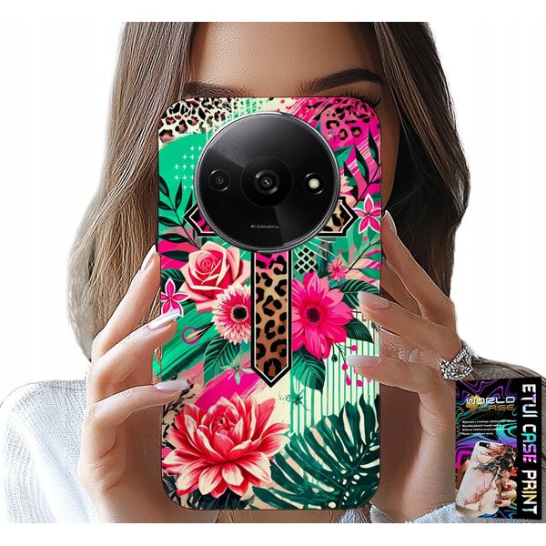 Custodia Per Xiaomi Redmi A3 - Croce, Rosa, Cristianesimo Gesù Plecki-image