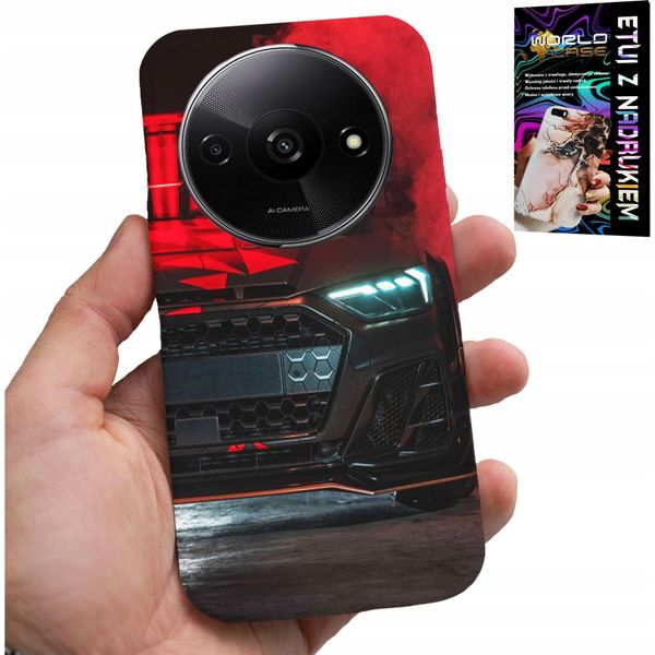Custodia Per Xiaomi Redmi A3 - Auto Sportive, Ventola Per Auto + Vetro-image