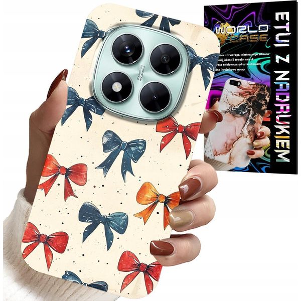 Custodia Per Xiaomi Note 14 Pro 5G - Nastro Colorato Modelli Alla Moda-image