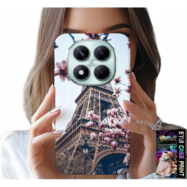 Custodia Per Xiaomi Note 14 Pro 5G - Paris Eiffel Tower Beautiful Places Backplates-image