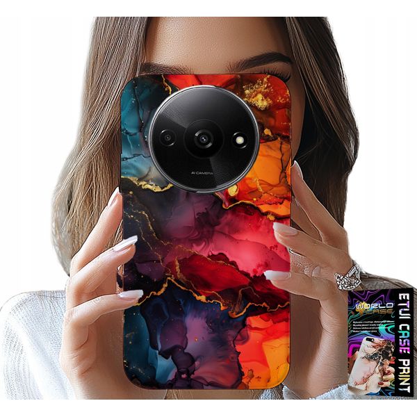 Custodia Per Xiaomi Redmi A3 - Motivi Di Pietra, Custodia + Vetro-image