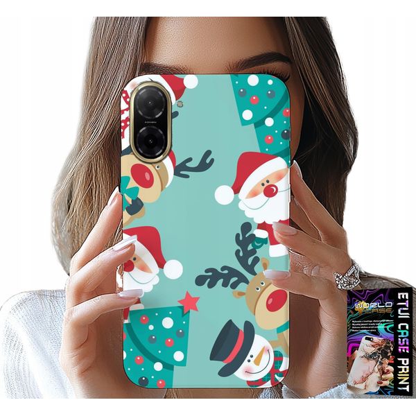 Custodia Per Xiaomi Redmi A5 - Babbo Natale, Renna, Pupazzo Di Neve, Disegni Natalizi-image