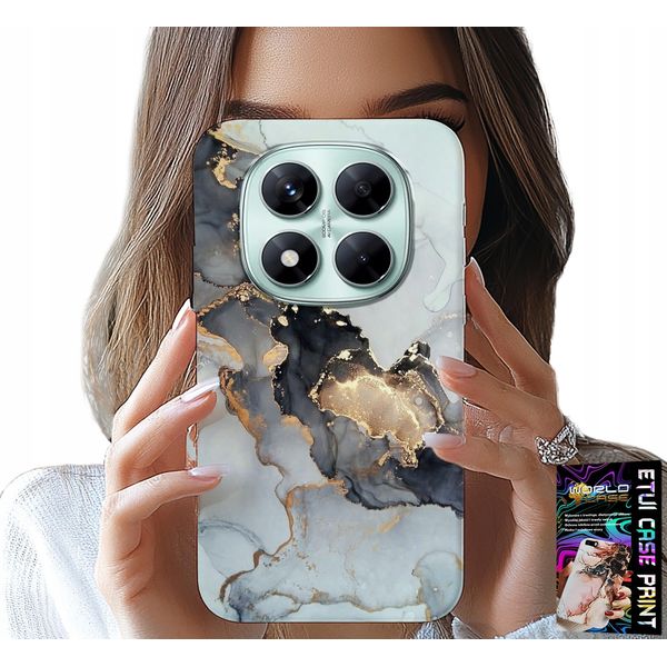 Custodia Per Xiaomi Note 14 Pro 5G - Modelli Femminili Eleganti In Marmo Alla Moda-image