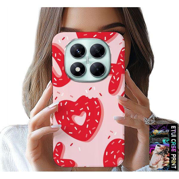 Custodia Per Xiaomi Note 14 Pro 5G - Design Femminile E Alla Moda Xoxo Heart + Glass-image