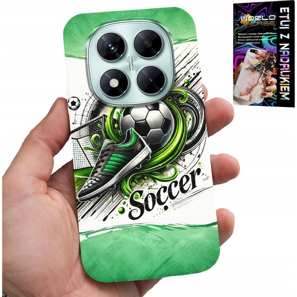 Custodia Per Xiaomi Note 14 Pro 5G - Calcio, Custodia Da Calcio + Vetro-image