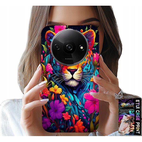 Custodia Per Xiaomi Redmi A3 - Modelli Floreali Tiger Tiger + Foil-image
