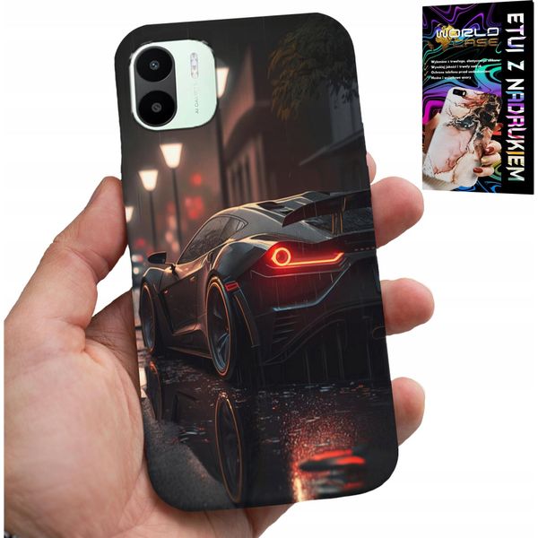 Custodia Per Xiaomi Redmi A1 - Auto Sportive Automotive Fan Glass-image