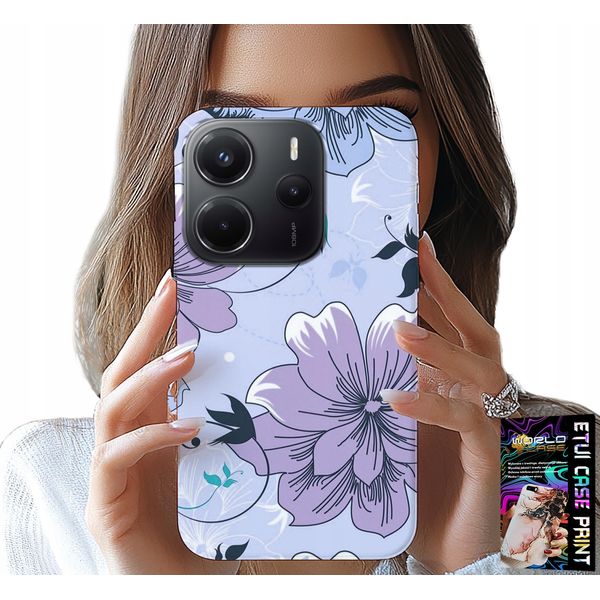 Custodia Per Xiaomi Note 14 4G - Fiori Floreali Modelli Di Moda Zaini-image
