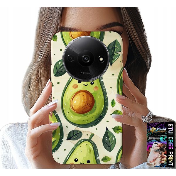 Custodia Per Xiaomi Redmi A3 - Custodia Avocado Dolce E Sorridente-image