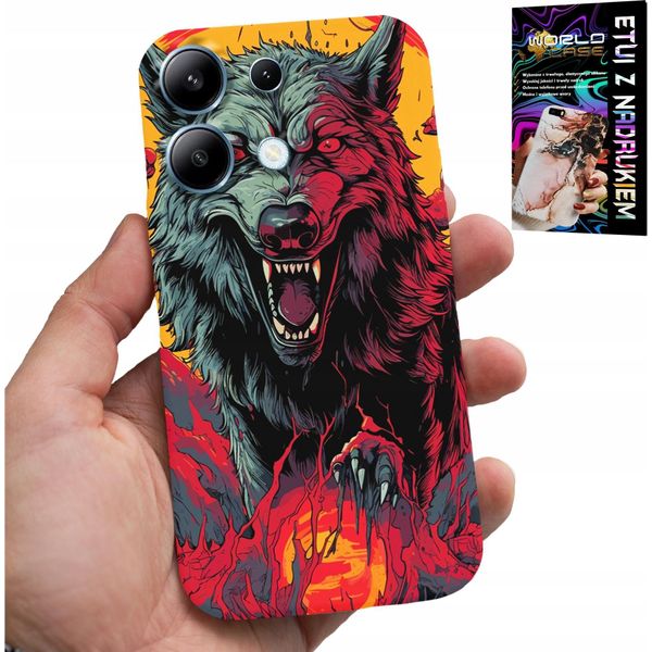 Pouzdro Pro Xiaomi Note 13 4G - Wolf Pack Super Designs Custodia + Vetro-image