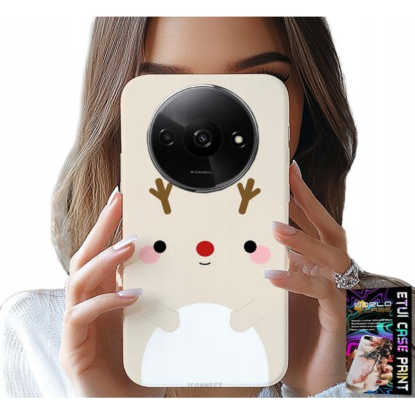 Custodia Per Xiaomi Redmi A3 - Renna, Renna, Disegni Natalizi-image