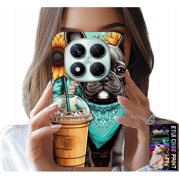 Custodia Per Xiaomi Note 14 Pro+ 5G - Bulldog Coffi Love, Girasoli, Custodia Psi-image