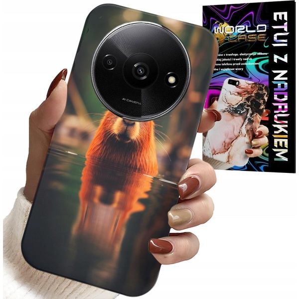 Custodia Per Xiaomi Redmi A3 - Sweet Capybara, Capybara, Design Multipli-image