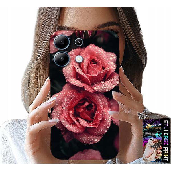 Custodia Per Xiaomi Note 14S - Bellissime Rose Rosa, Motivi Floreali, Custodia-image