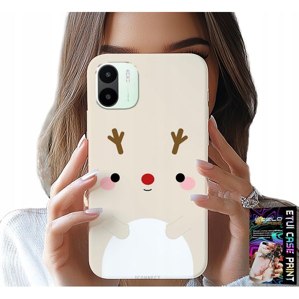 Custodia Per Xiaomi Redmi A2 - Renna, Renna, Disegni Natalizi-image