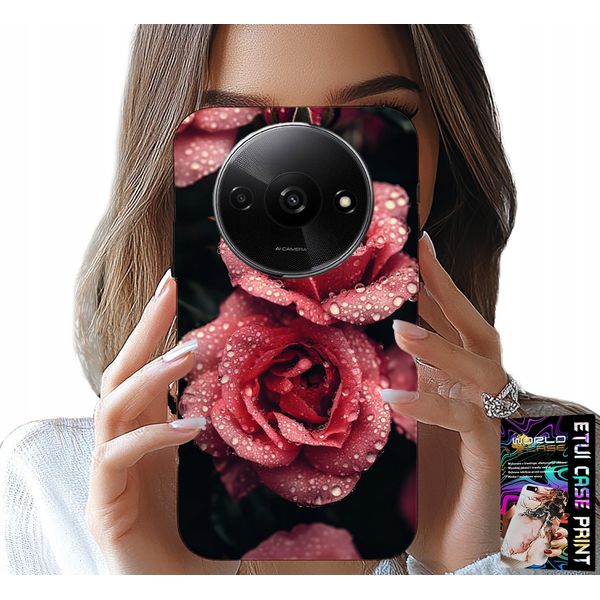 Custodia Per Xiaomi Redmi A3 - Bellissime Rose Rosa, Disegni Floreali, Custodia-image