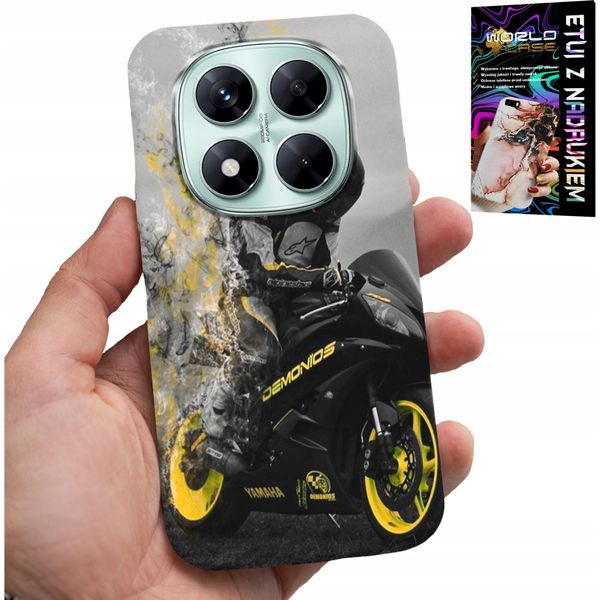 Custodia Per Xiaomi Note 14 Pro 5G - Moto Fan Più Disegni Posteriori-image