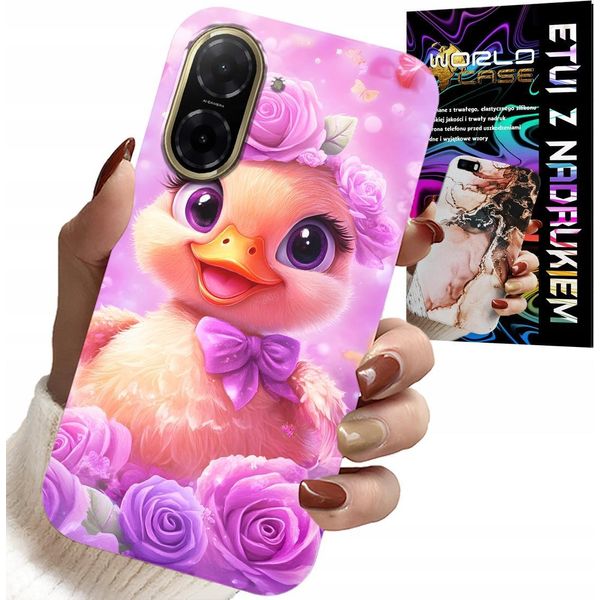 Custodia Per Xiaomi Redmi A5 - Anatra Carina, Anatra Su Sfondo Rosa-image